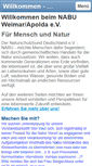 Mobile Screenshot of nabu-weimar.de