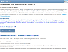 Tablet Screenshot of nabu-weimar.de